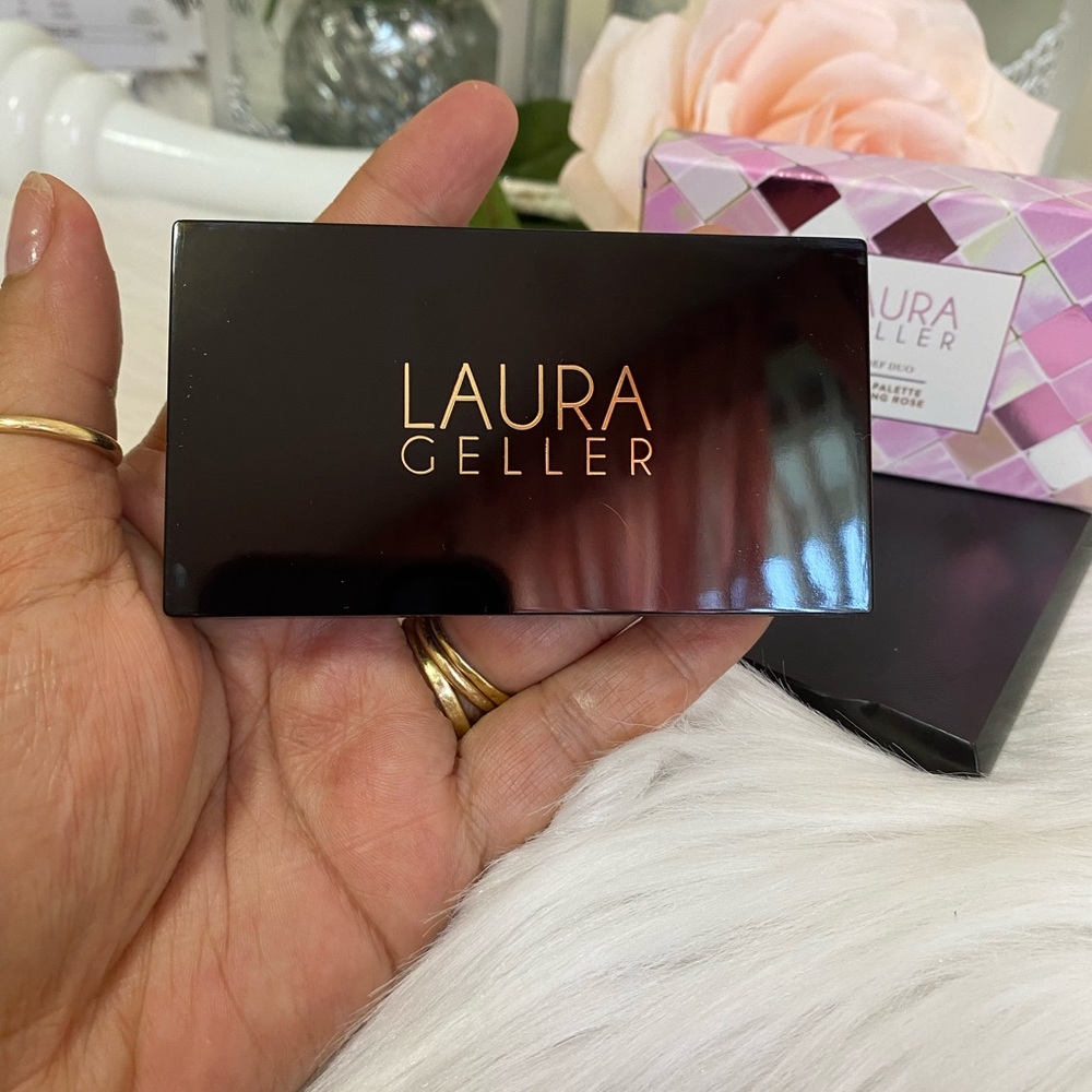 LAURA GELLER HI DEF DUO BLUSH PALETTE BLOOMING ROSE - Picture 3 of 8